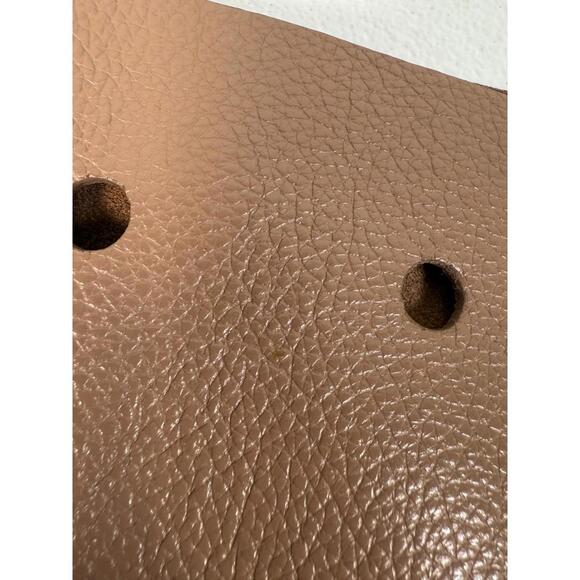 Mansur Gavriel Tan Champagne Bucket Bag with Missing Drawstrings and Stains - Picture 6 of 11